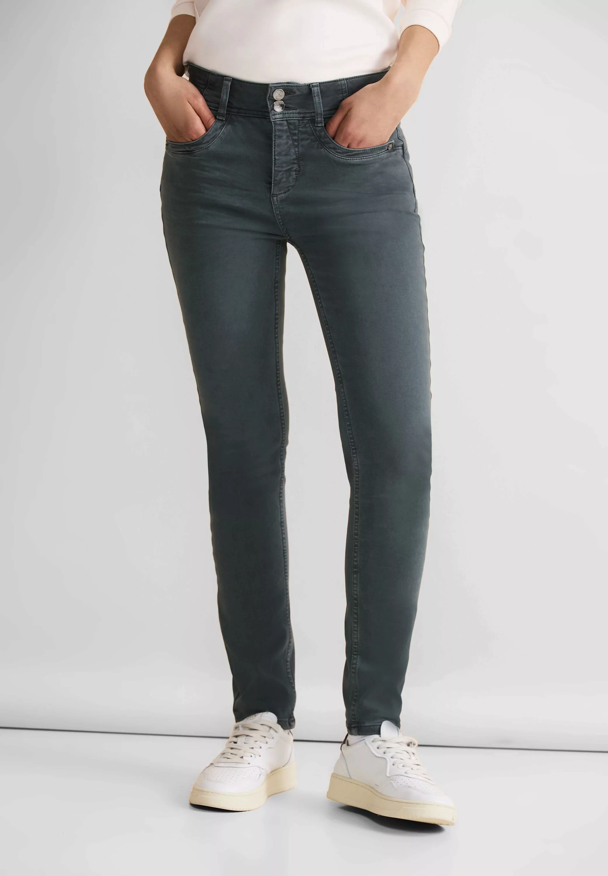 STREET ONE Loose-fit-Jeans, Middle Waist günstig online kaufen