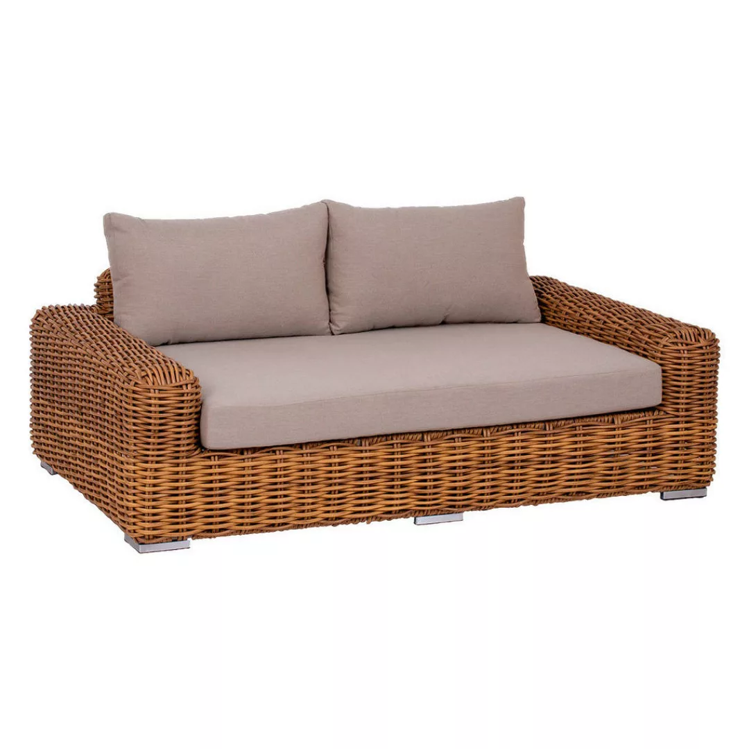 Acamp Sofa Ceres 183x 88 cm x 65 cm Teak-Taupe günstig online kaufen