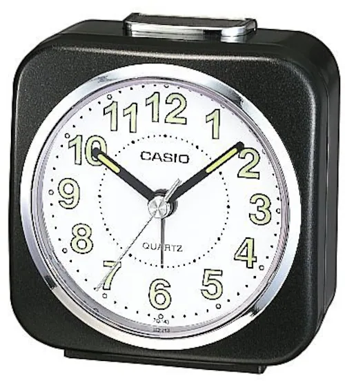 CASIO Quarzwecker »TQ-143S-1EF«, Wecker, Reisewecker, Beleuchtung, Schlafzi günstig online kaufen