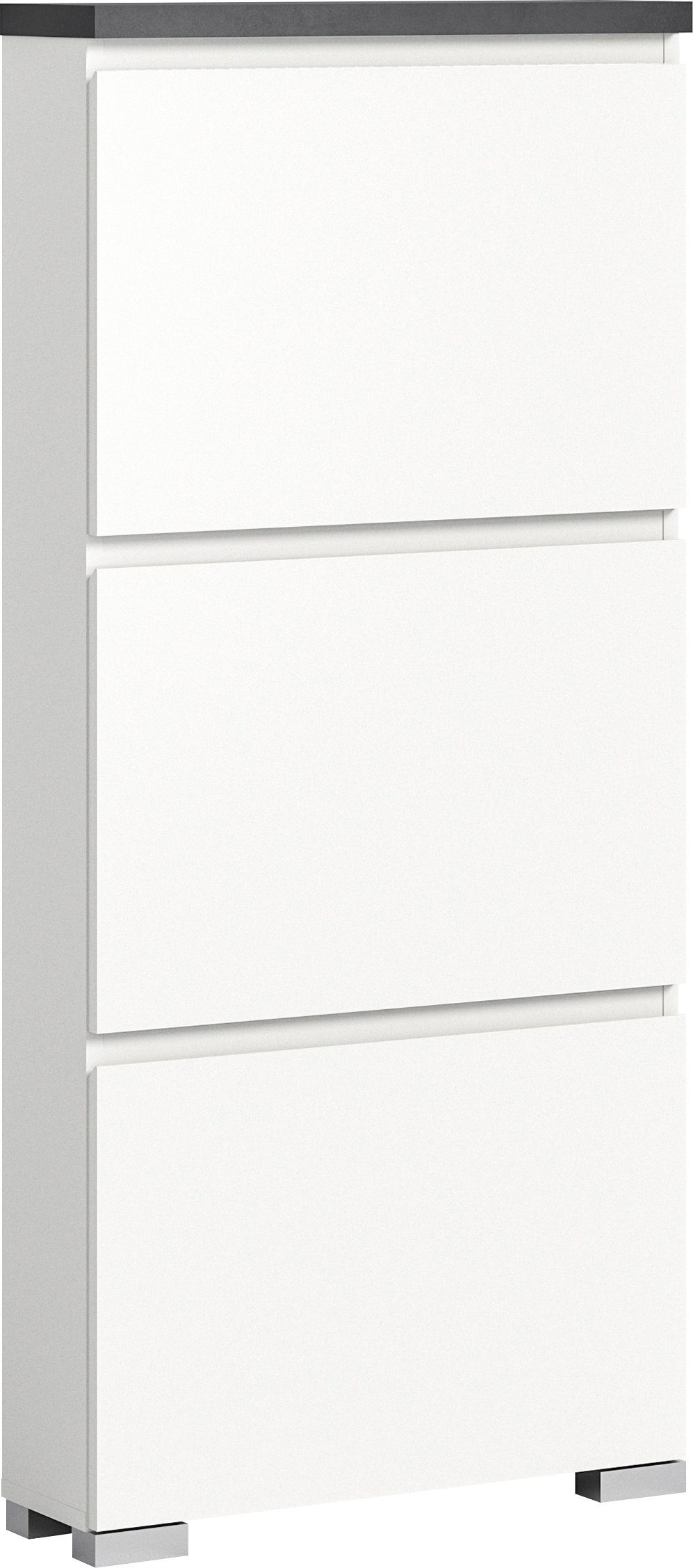 INOSIGN Schuhschrank "Skoskap, Tiefe 18cm, 3 Klappen mit Schuhwalze, Platz günstig online kaufen