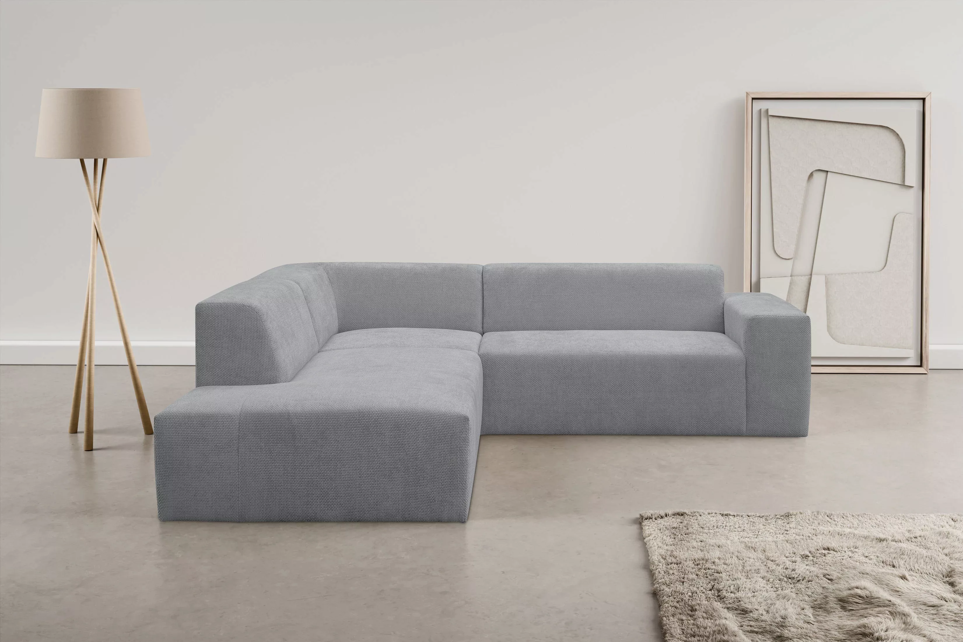 WERK2 Ecksofa "Zeus-M", Curvy Trend Garnitur mit urbaner Optik günstig online kaufen