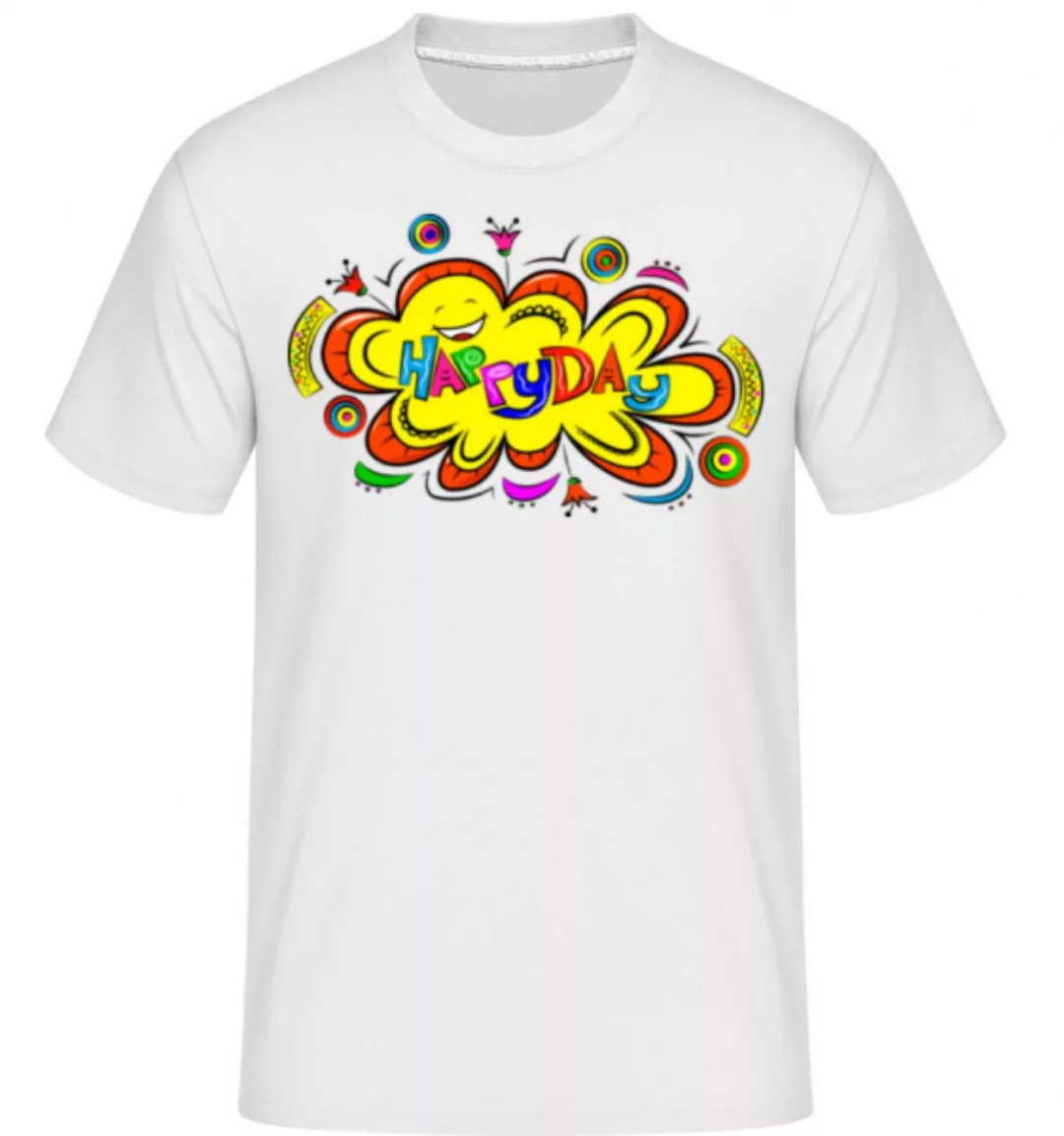 Happy Day Blume · Shirtinator Männer T-Shirt günstig online kaufen