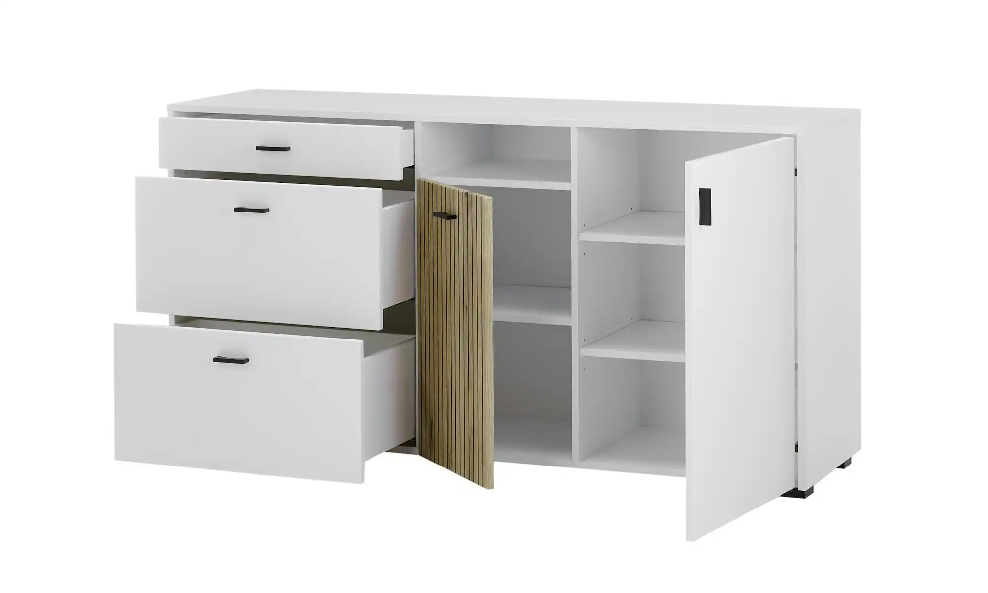 Sideboard ¦ weiß ¦ Maße (cm): B: 150 H: 80 Kommoden & Sideboards > Sideboar günstig online kaufen