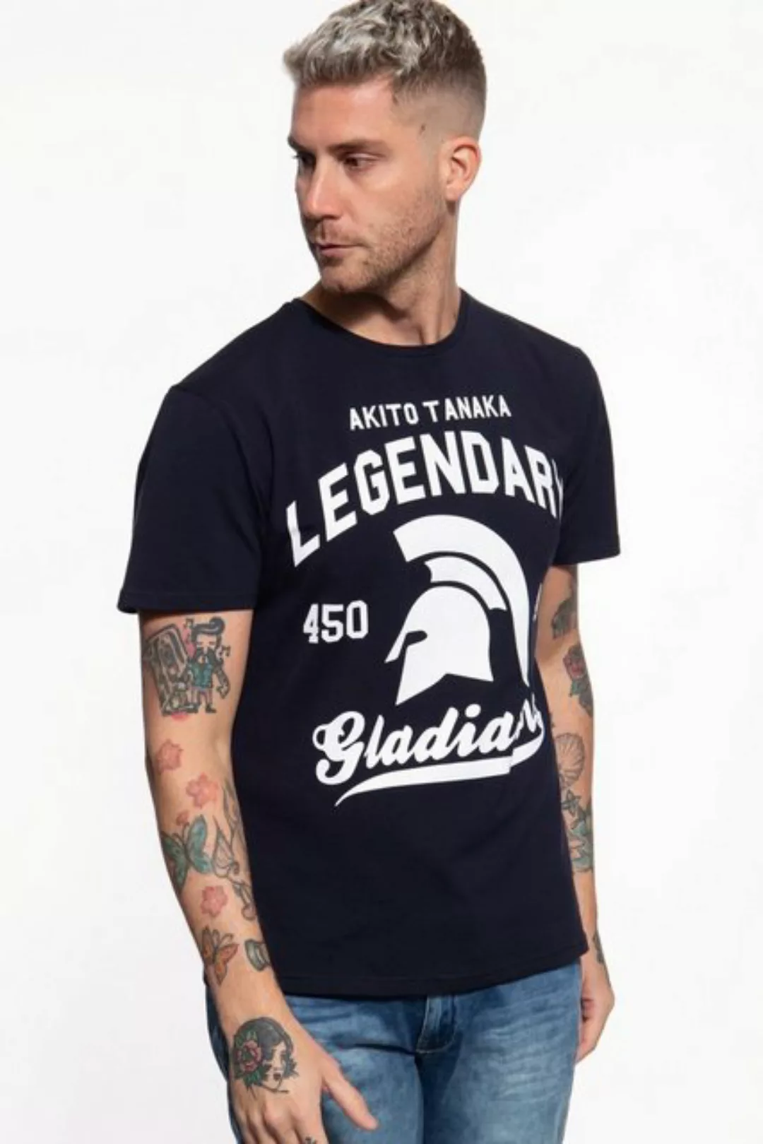 Akito Tanaka T-Shirt Legendary mit Frontprint günstig online kaufen