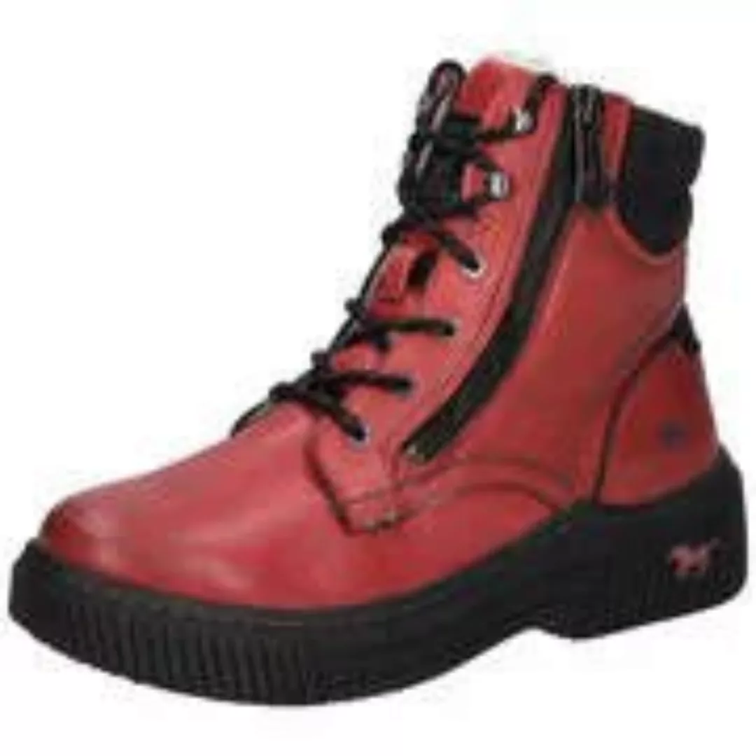 Mustang Schnürstiefelette Damen rot günstig online kaufen