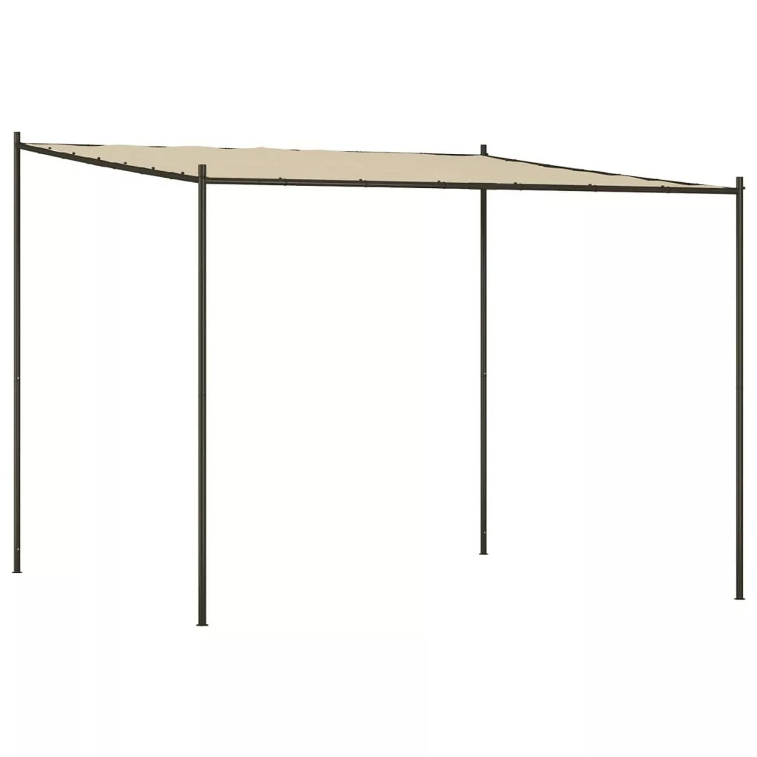 vidaXL Pavillon Beige 3x3 m 180 g/m2 Stoff und Stahl günstig online kaufen