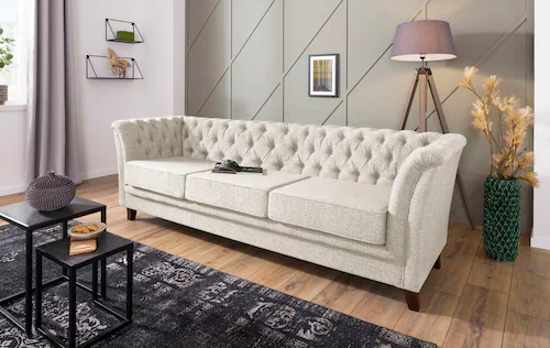 Home affaire Chesterfield-Sofa "Dover", aufwändige Knopfheftung in Chesterf günstig online kaufen