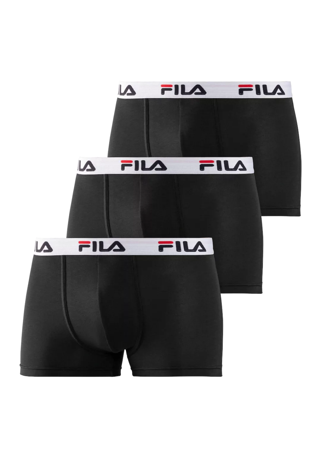 Fila Boxer, (3er Pack), mit Logo Schriftzug im Bund günstig online kaufen