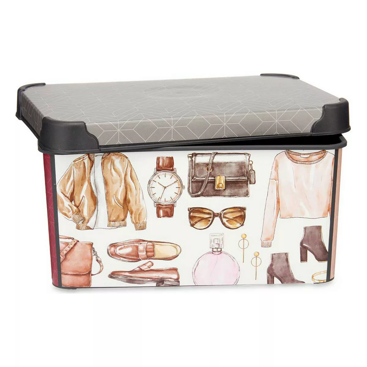 Aufbewahrungsbox Vintage Kunststoff 5 L (19 X 13,5 X 29 Cm) günstig online kaufen