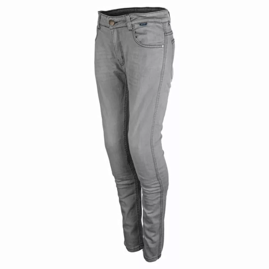 gms Motorradhose GMS Jeans Rattle Lady - hellgrau W28L32 günstig online kaufen