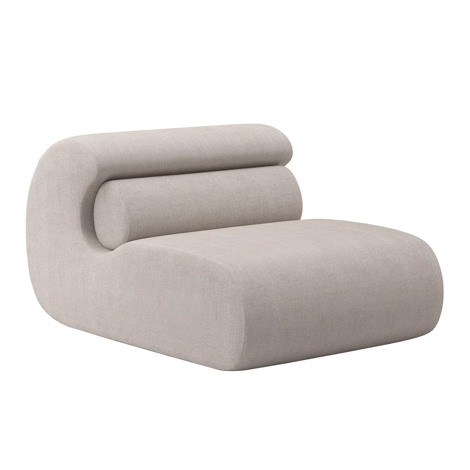 OUT OBJEKTE UNSERER TAGE - Ola Lounge Chair - beige/hellgrau/Stoff Main Lin günstig online kaufen