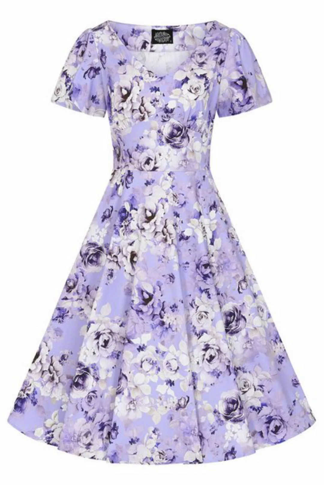 Hearts & Roses London A-Linien-Kleid Bonnie Floral Swing Dress Rockabella V günstig online kaufen