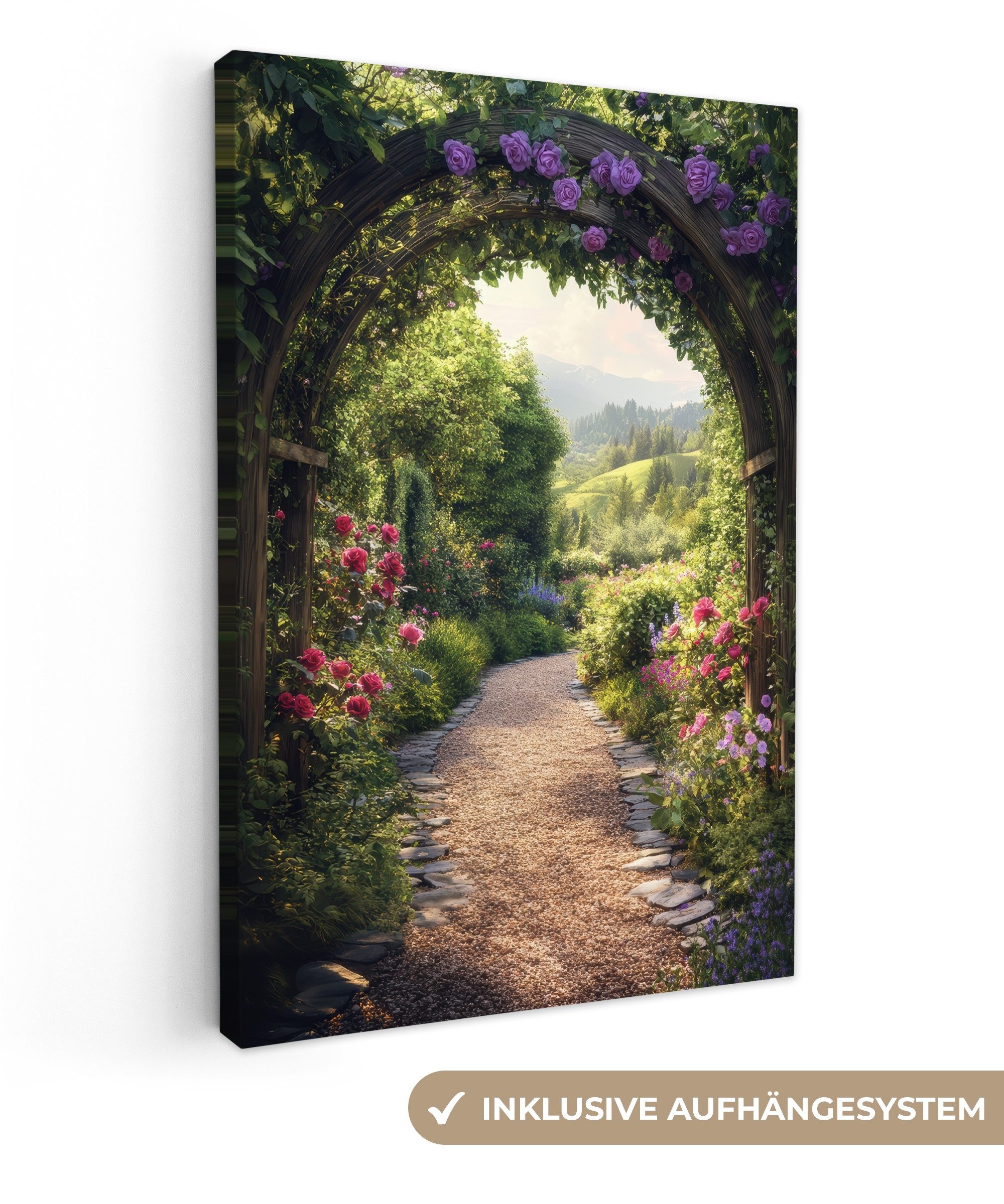 OneMillionCanvasses® Leinwandbild Ausblick - Landschaft - günstig online kaufen