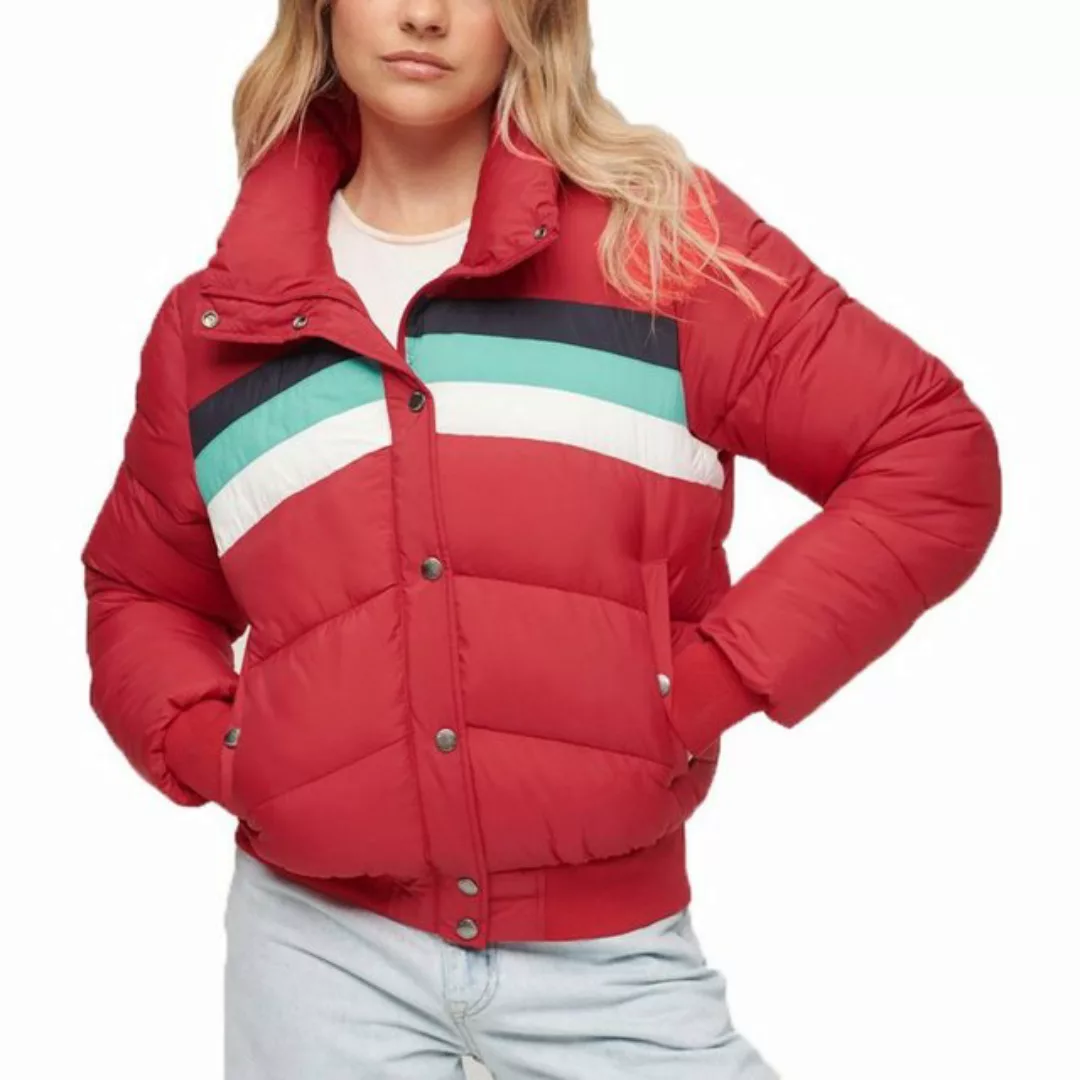 Superdry Winterjacke RETRO PANEL SHORT PUFFER COAT günstig online kaufen