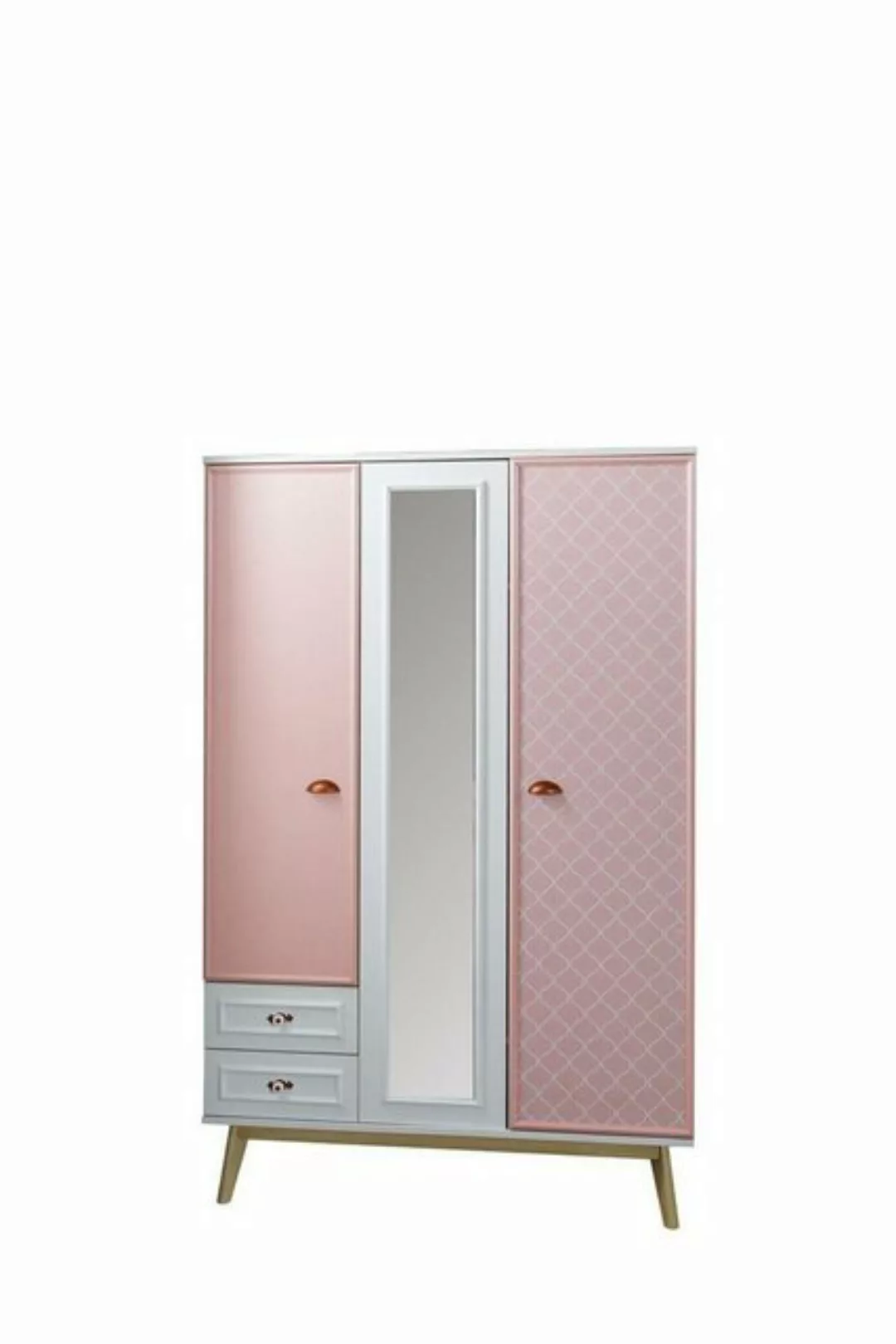 JVmoebel Kinderkleiderschrank Kleiderschrank Jugendzimmer Garderoben Rosa M günstig online kaufen