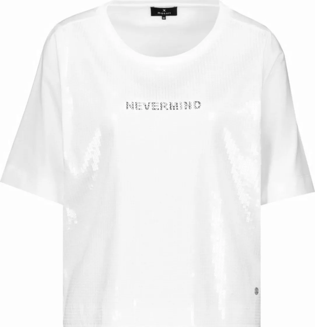 Monari Kurzarmshirt 408261 off-white günstig online kaufen