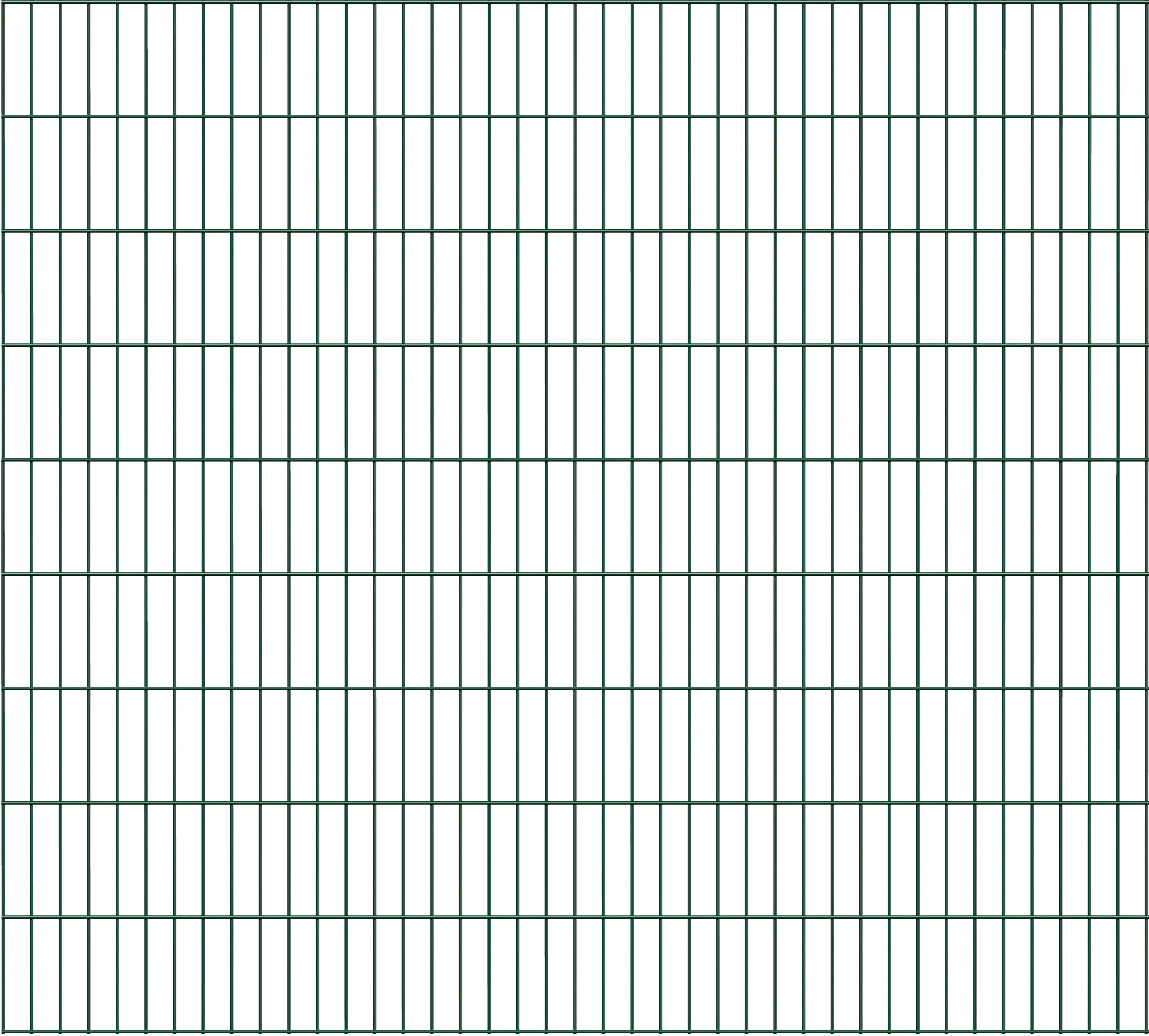 Alberts Doppelstabmattenzaun "Doppelstab-Gittermatte 6/5/6", LxH: 200x180 c günstig online kaufen