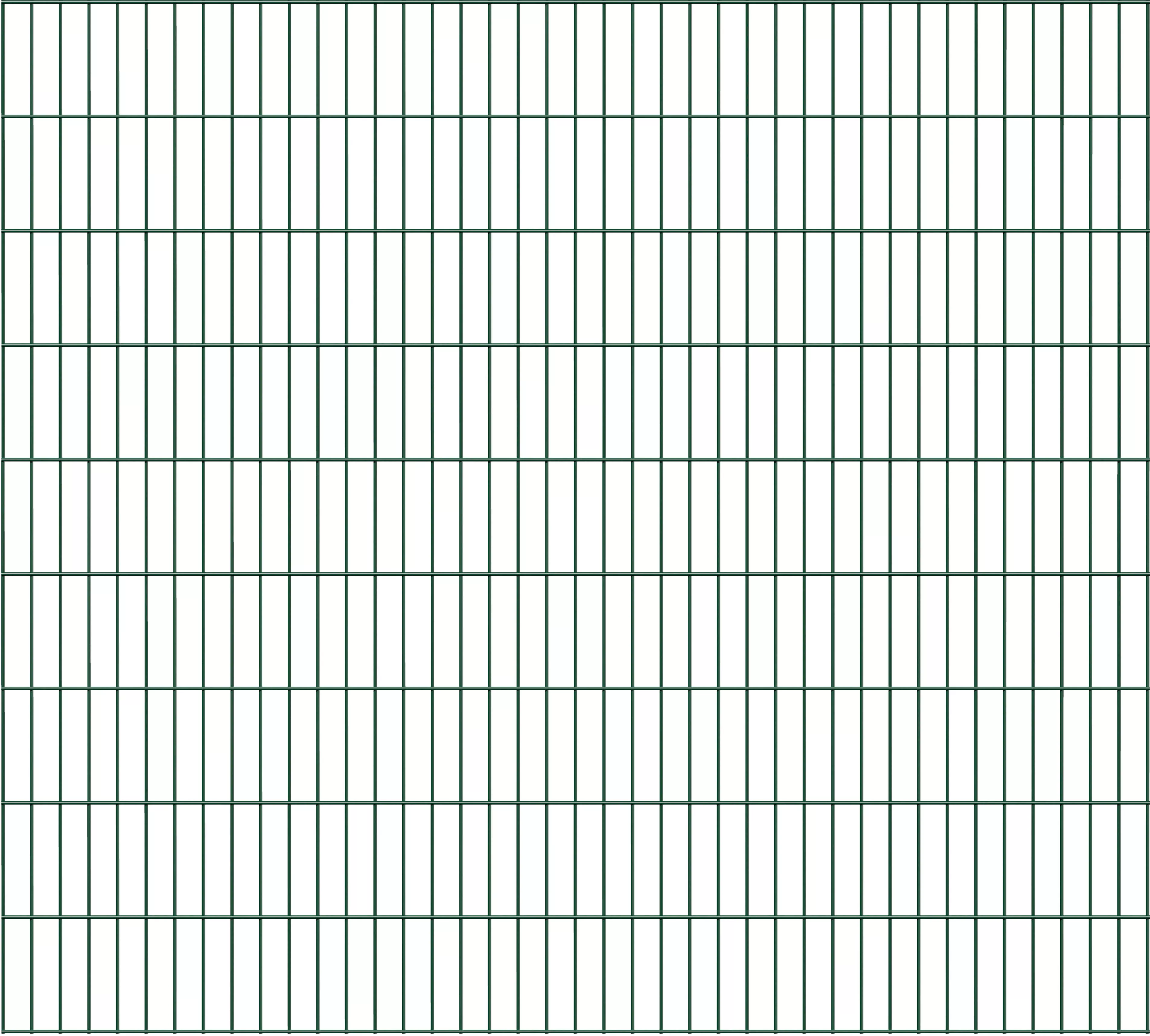 Alberts Doppelstabmattenzaun "Doppelstab-Gittermatte 6/5/6", LxH: 200x180 c günstig online kaufen