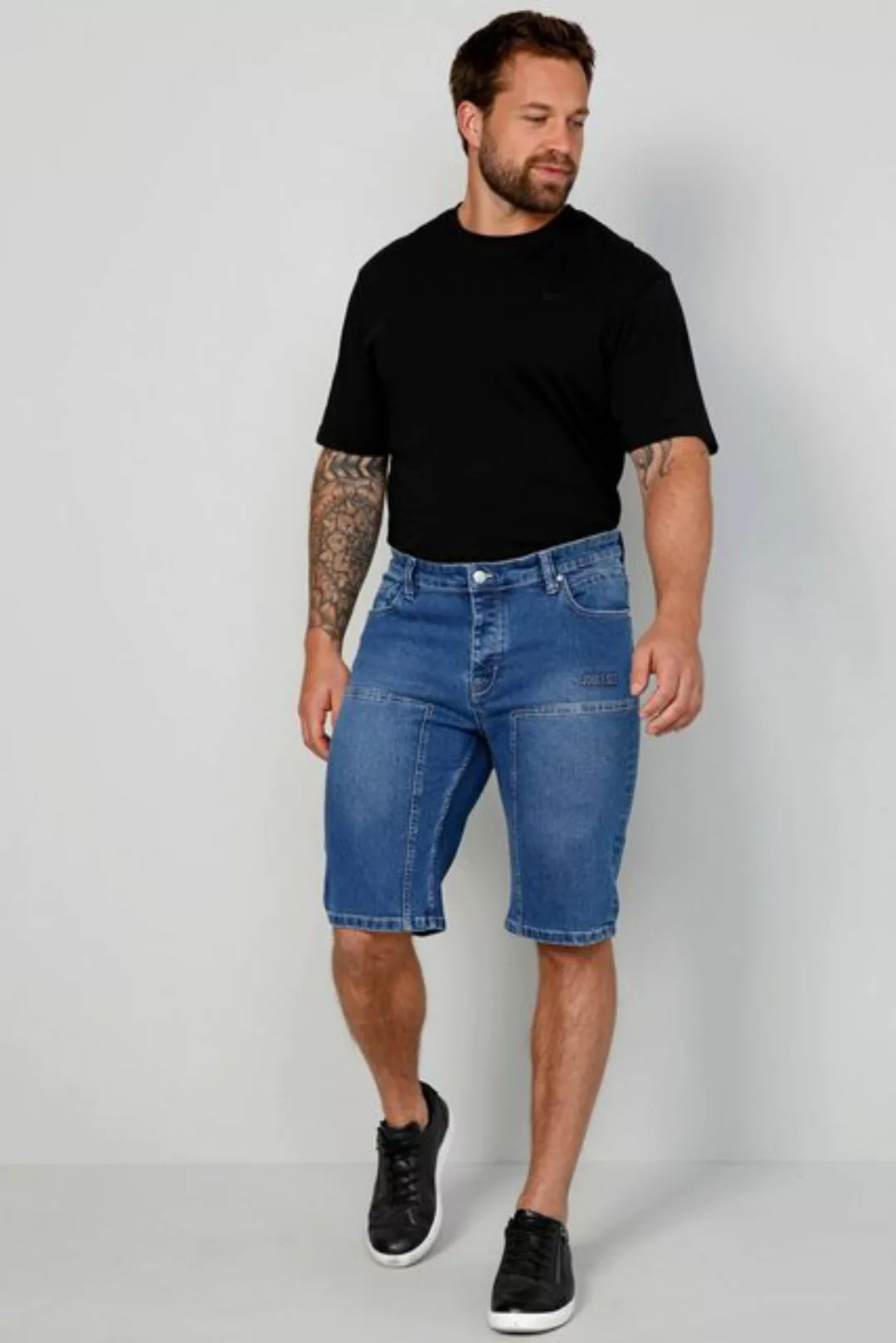 John F. Gee Jeansbermudas John F. Gee Jeans-Bermuda Regular Fit 5-Pocket günstig online kaufen