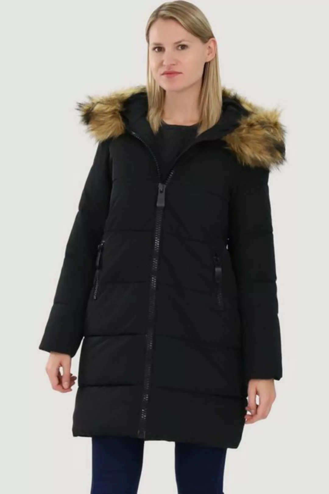 malito more than fashion Steppjacke AY132 gefütterte Winterjacke mit Kunstf günstig online kaufen