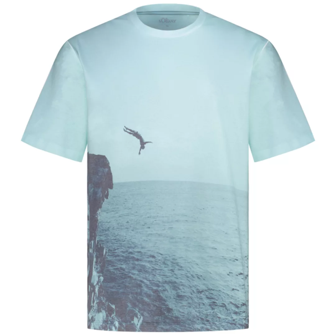 s.Oliver T-Shirt aus Baumwoll-Mix günstig online kaufen