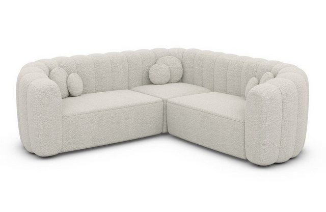 Sofa Dreams Ecksofa Ecksofa Almeria L Form Stoff, Ecksofa, Strukturstoff, S günstig online kaufen