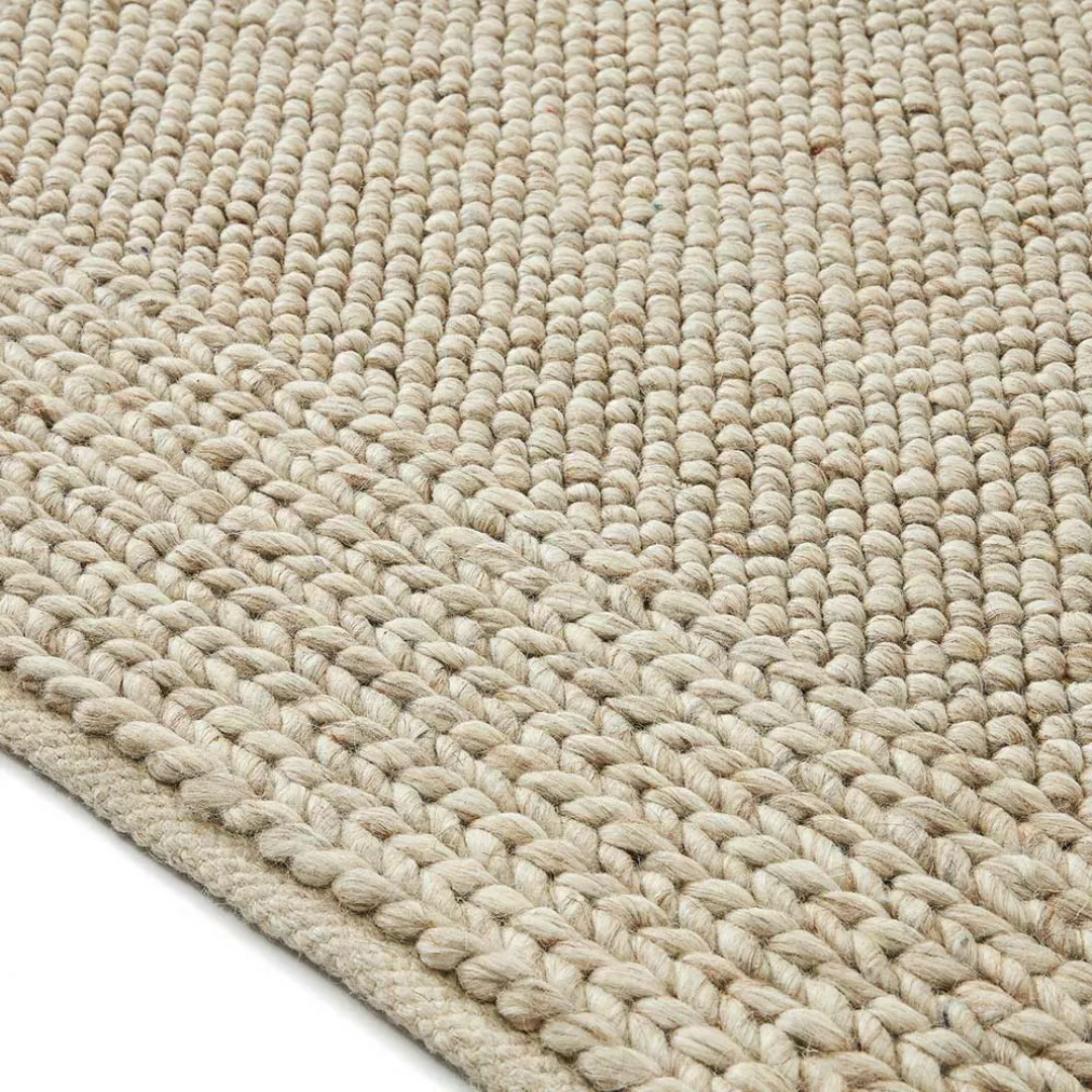 Heller Teppich rechteckig in Grau 230 cm lang - 160 cm breit günstig online kaufen