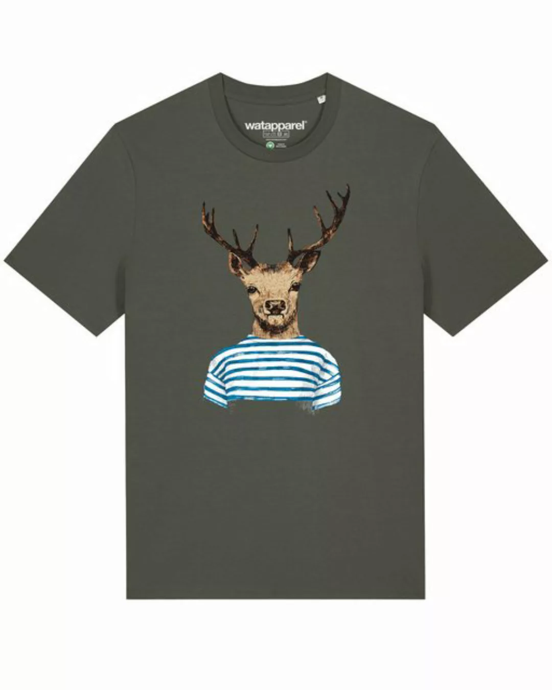 wat? Apparel Print-Shirt Hirsch (1-tlg) günstig online kaufen