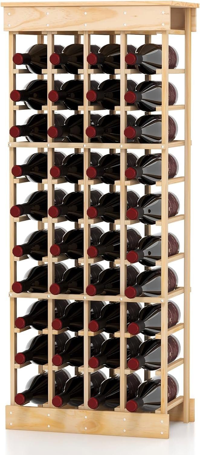 KOMFOTTEU Weinregal Flaschenregal, für 40 Flaschen, günstig online kaufen
