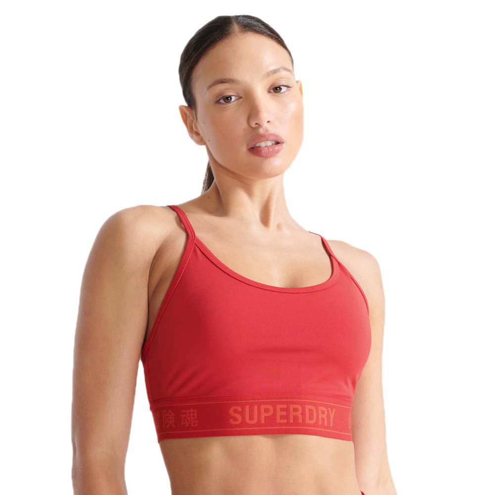Superdry Training Logo Sport-bh S Tango Red günstig online kaufen