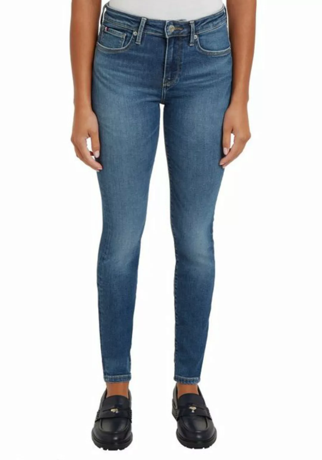 Tommy Hilfiger Skinny-fit-Jeans "COMO SKINNY RW BLACK", mit Tommy Hilfiger günstig online kaufen