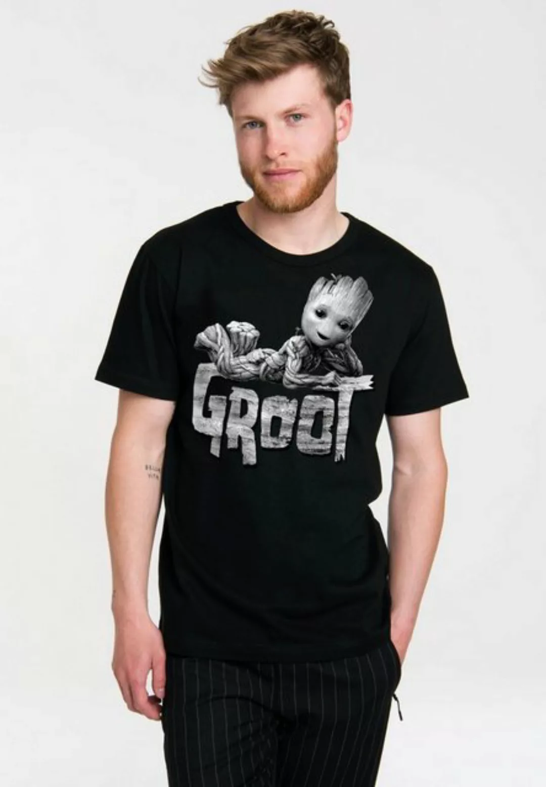 LOGOSHIRT T-Shirt Marvel - Groot mit coolem Print günstig online kaufen