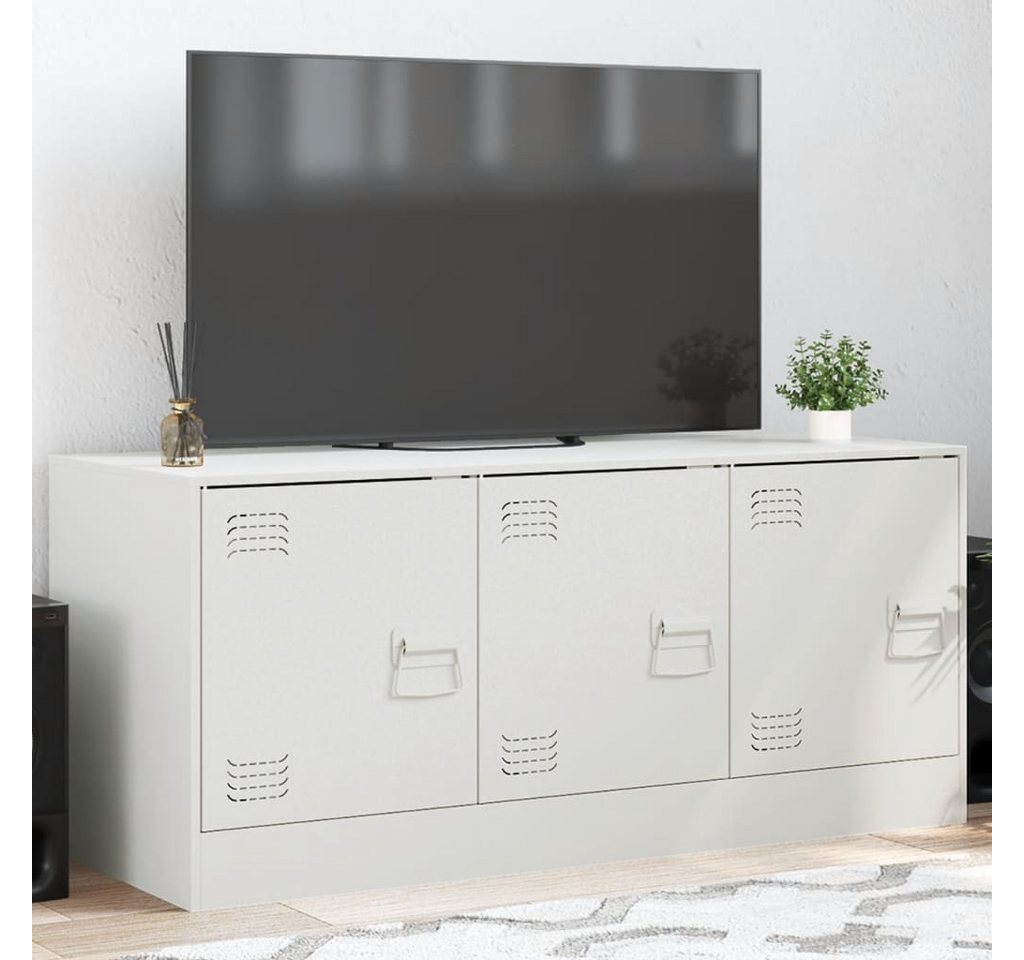 vidaXL Schrankmodule TV-Schrank Weiß 99x39x44 cm Stahl günstig online kaufen