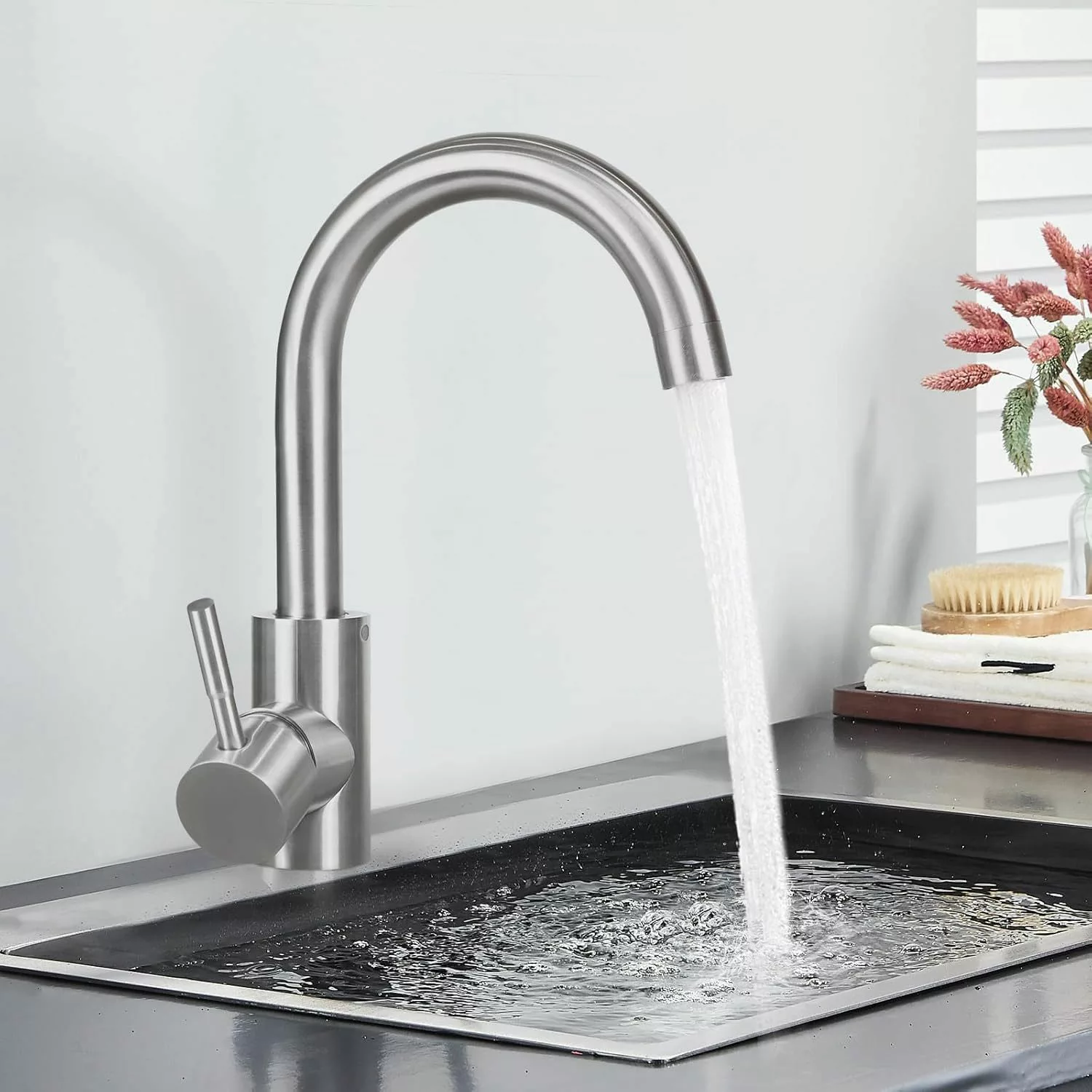 Nettlife Küchenarmatur Wasserhahn Bad Waschtischarmatur Hochdruck günstig online kaufen