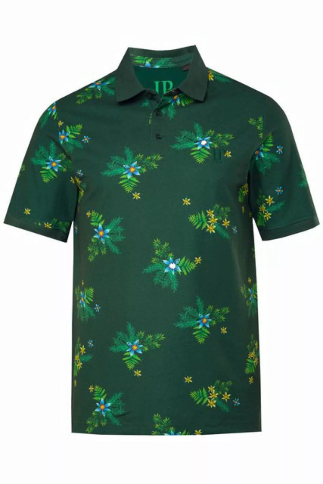 JP1880 Poloshirt Poloshirt Halbarm Piqué florales Muster bis 8 XL günstig online kaufen