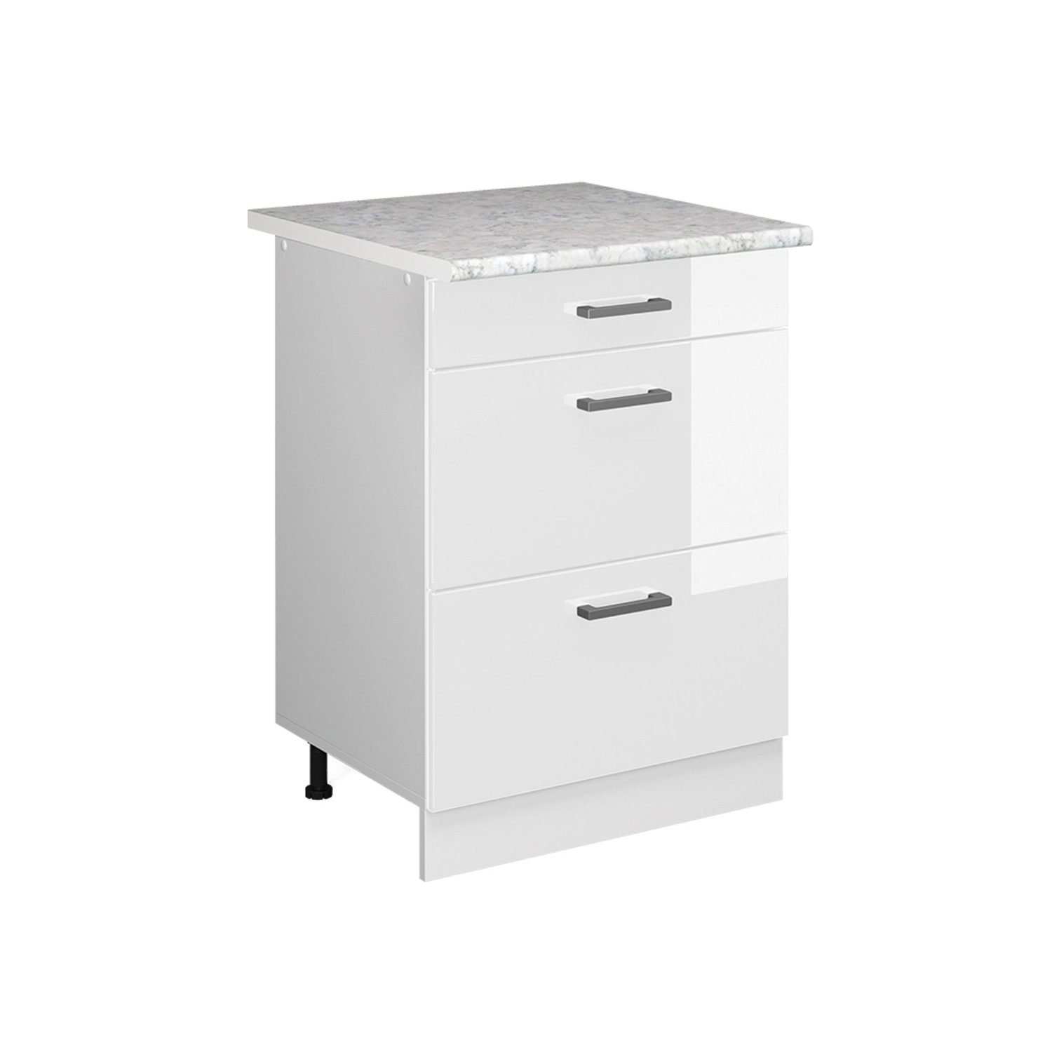 Vicco Unterschrank R-Line, Weiß Hochglanz/Weiß, 60 günstig online kaufen