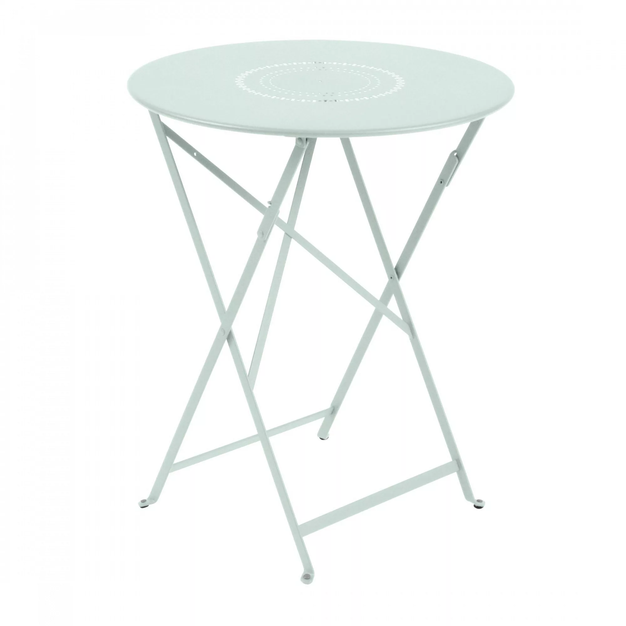 Fermob - Floréal Klapptisch Ø60cm - gletscherminze/texturiert/H 74cm / Ø 60 günstig online kaufen