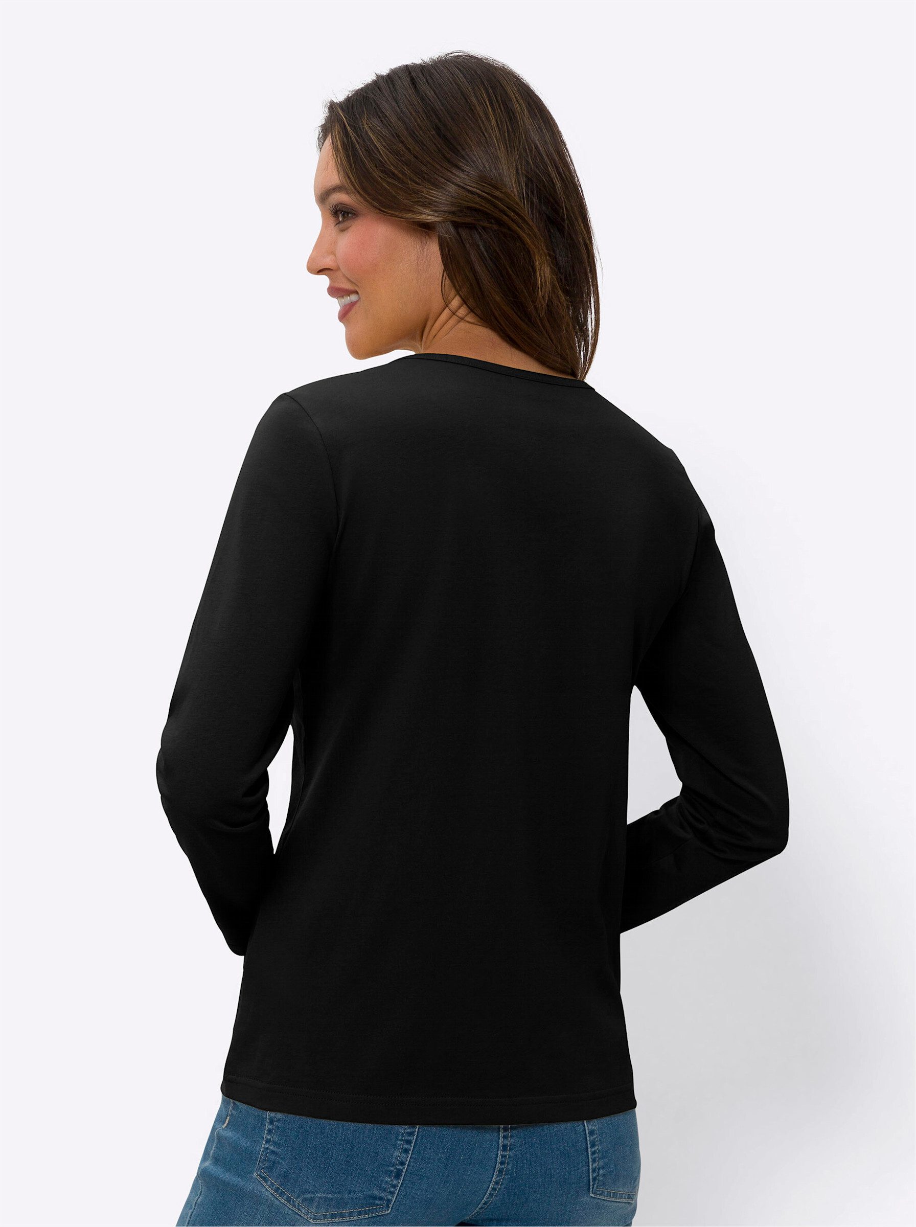 Sieh an! T-Shirt Langarmshirt günstig online kaufen