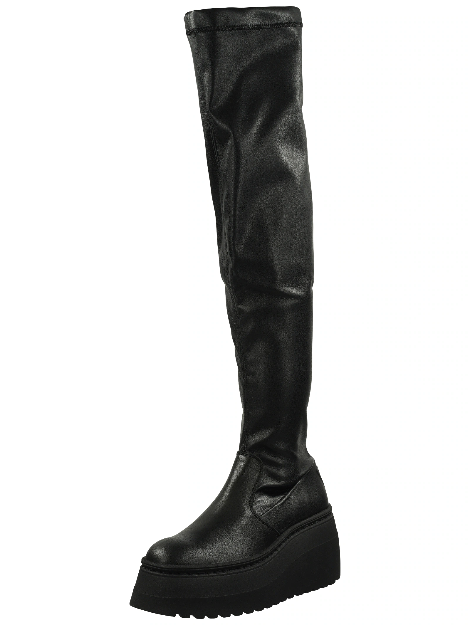 STEVE MADDEN Overkneestiefel "STEVE MADDEN Stiefel Leder/Textil" günstig online kaufen