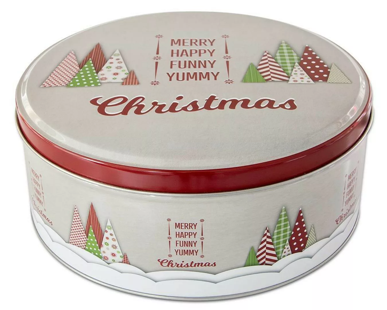 Städter Gebäckdose Yummy Christmas Rund Keksdose Plätzchendose 16,5 cm günstig online kaufen