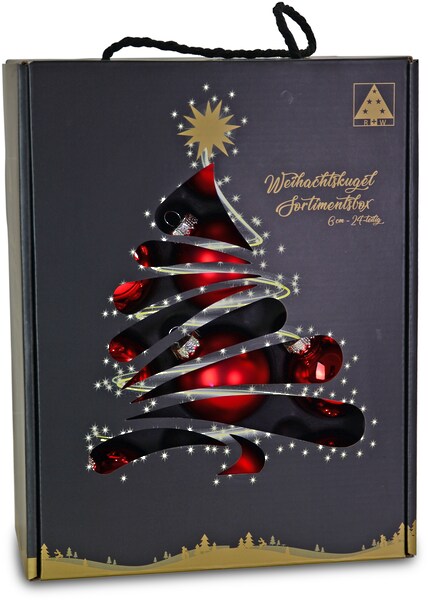 RIFFELMACHER & WEINBERGER Weihnachtsbaumkugel »Weihnachtsdeko rot, Christba günstig online kaufen