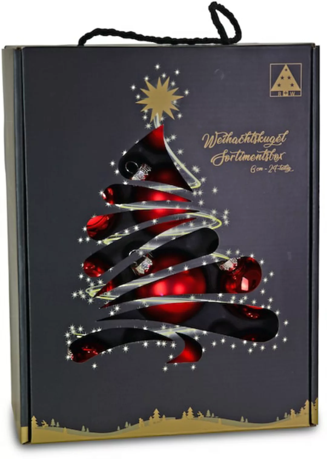 RIFFELMACHER & WEINBERGER Weihnachtsbaumkugel »Weihnachtsdeko rot, Christba günstig online kaufen