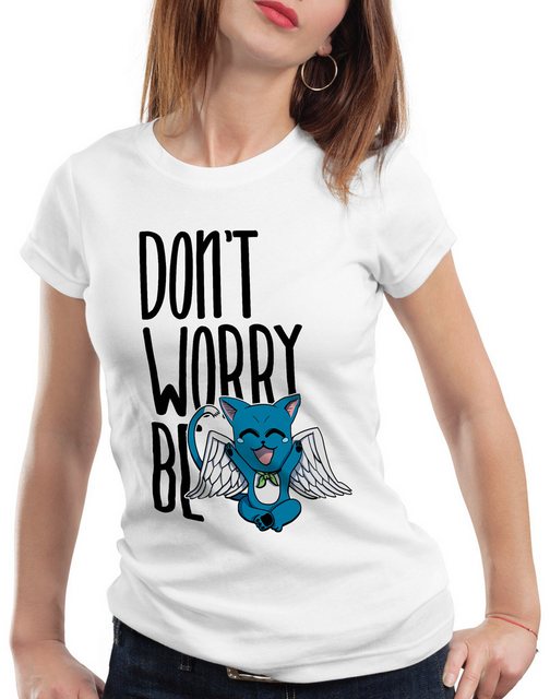 style3 T-Shirt Don't worry be Happy fairy anime manga japan tail günstig online kaufen