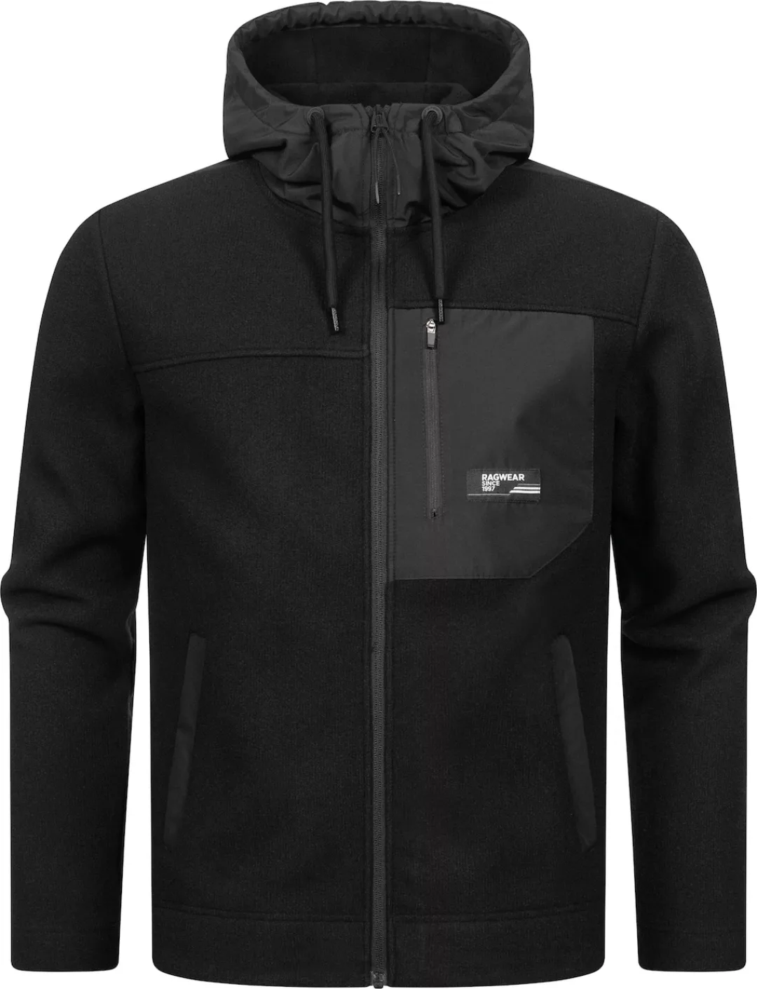 Ragwear Fleecejacke "Brodney", mit Kapuze, Stylische Herren Übergangsjacke günstig online kaufen