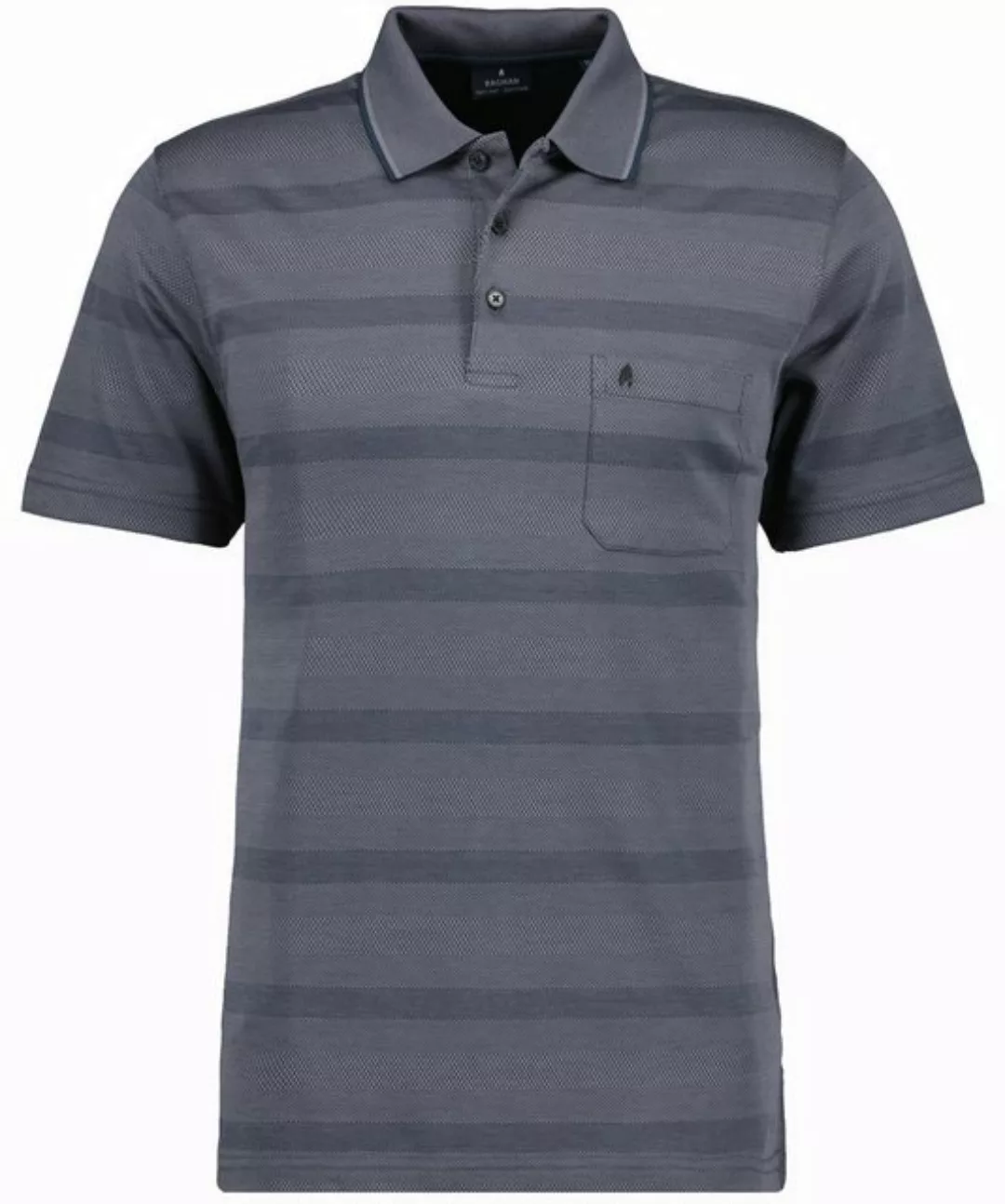 RAGMAN Poloshirt Polo jaquard stripe günstig online kaufen