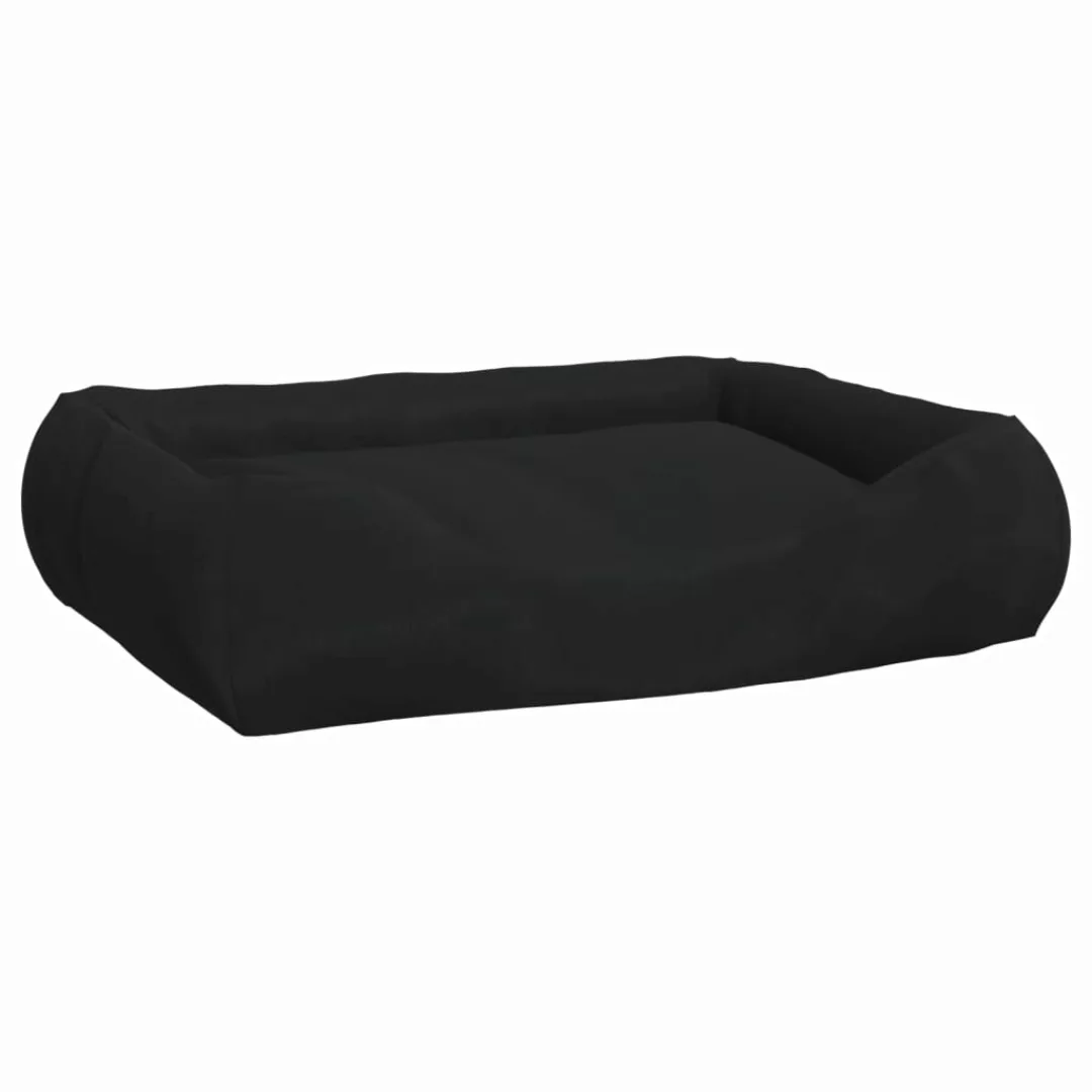 Vidaxl Hundebett Mit Kissen Schwarz 75x58x18 Cm Oxford-gewebe günstig online kaufen