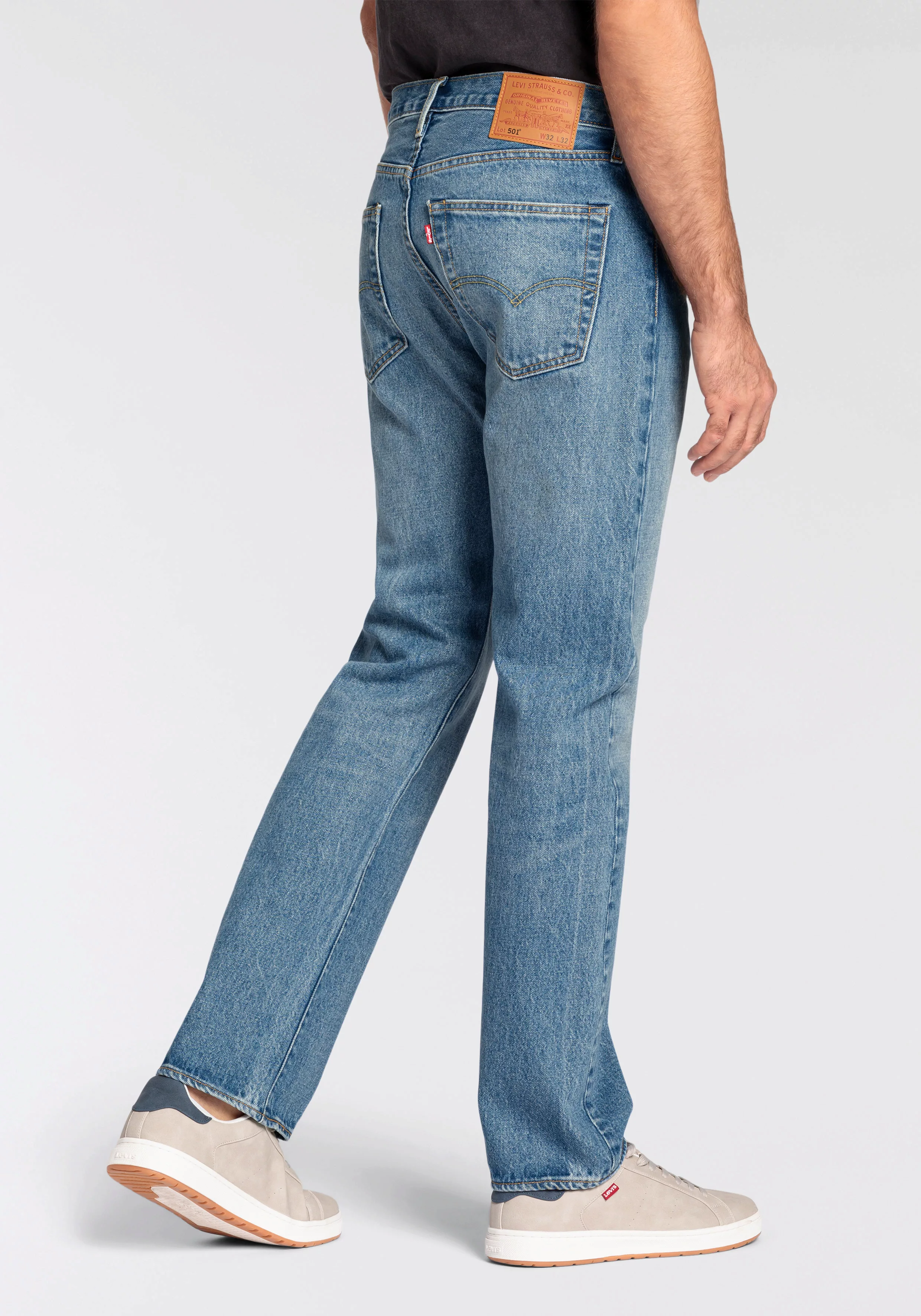 Levi's® Straight-Jeans 501 LEVI'S ORIGINAL mit Markenlabel günstig online kaufen