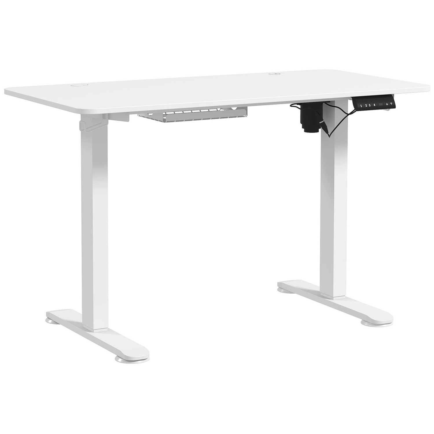 Vinsetto Höhenverstellbarer Schreibtisch 120 x 60 cm mit 3 Memory-Steuerung günstig online kaufen