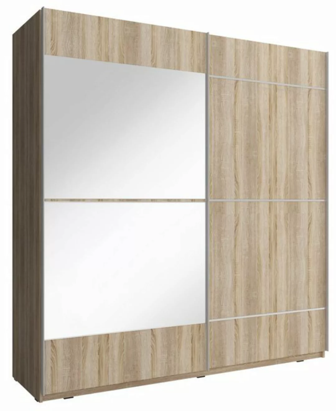 Domando Kleiderschrank Kleiderschrank Riccione M4 Breite 150cm, Schwebetüre günstig online kaufen