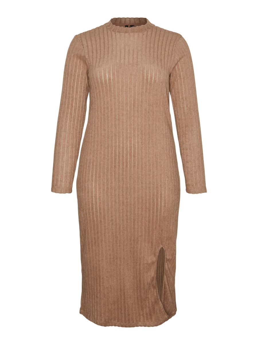 VERO MODA Geripptes Kleid Damen Grau günstig online kaufen